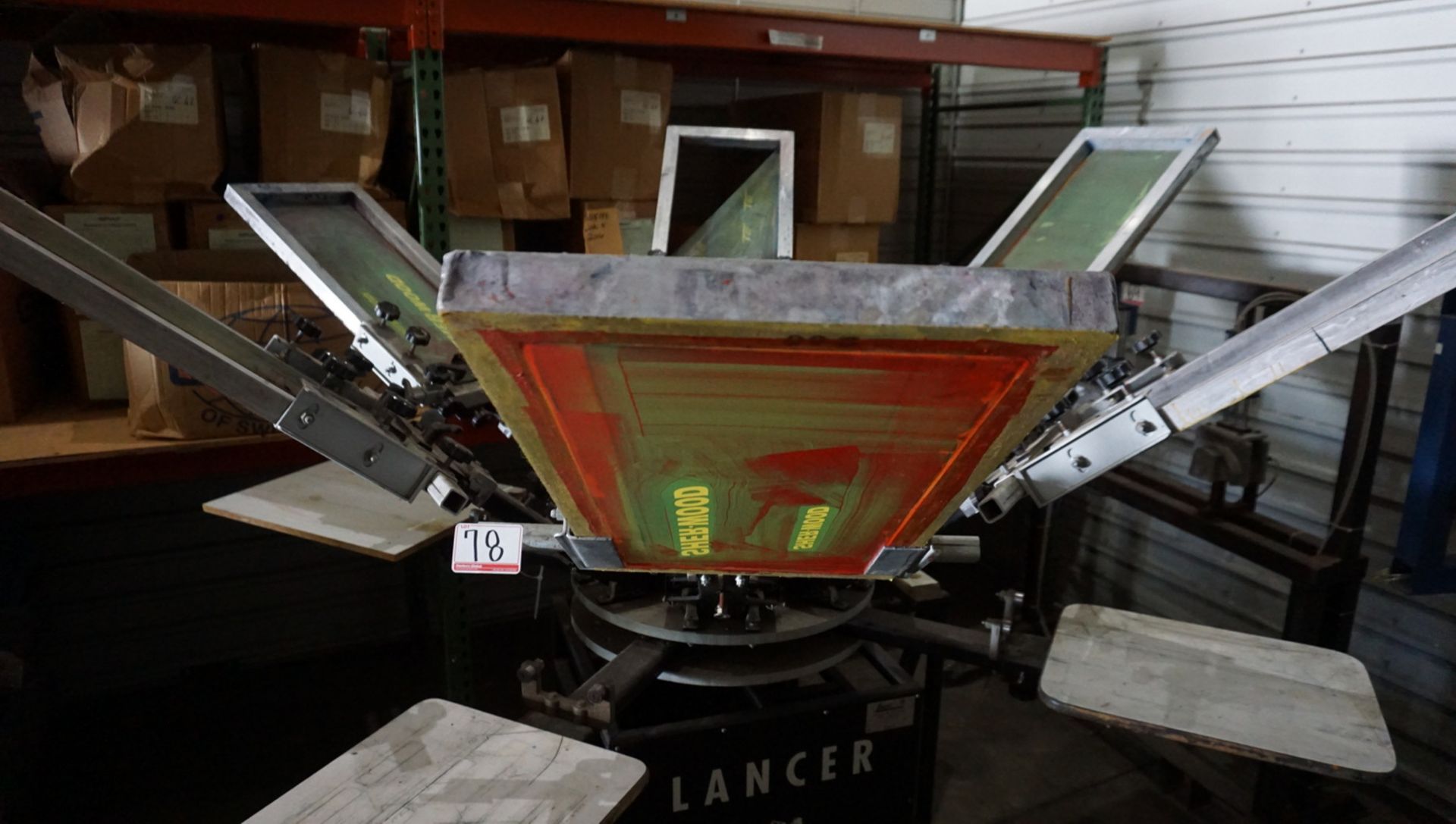 LANCER XK SERIES 4-STATION (6-COLOUR) SCREEN PRINT MACHINE - Image 2 of 3