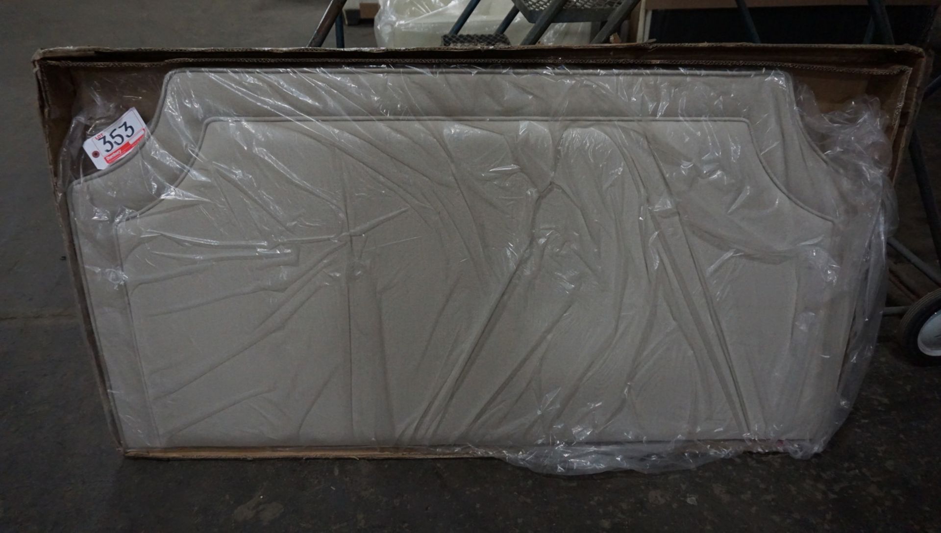 BEIGHE FABRIC UPHOLSTERED HEADBOARD W/ MOUNT - Image 2 of 2