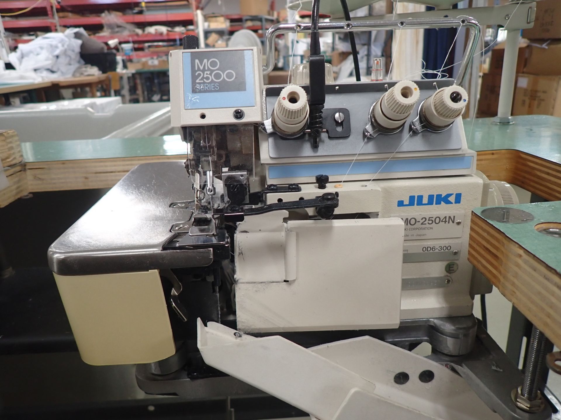 JUKI MO-2504A 3-THREAD SERGER, S/N 2504-M11347 (110V) - Image 3 of 9