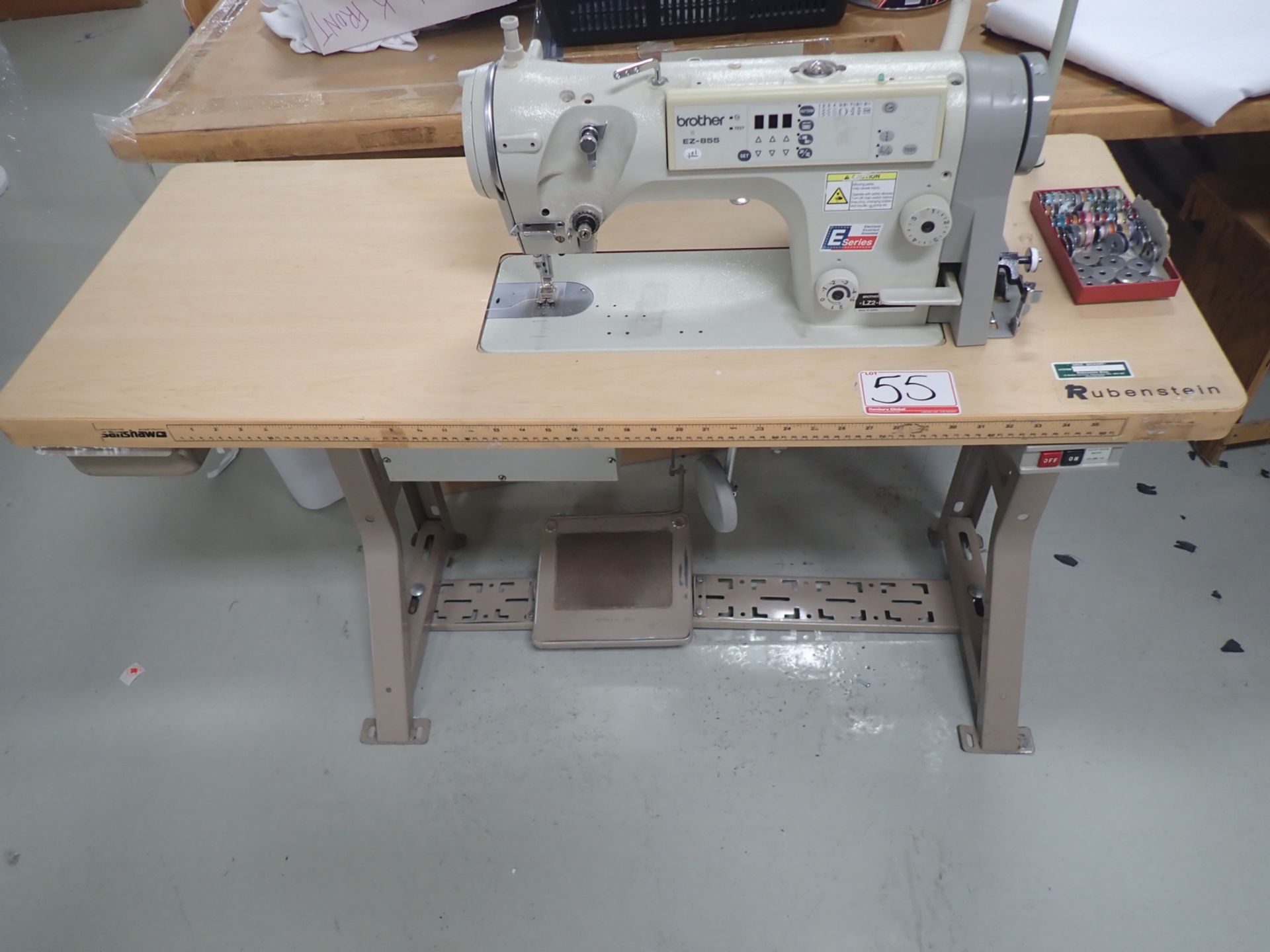 BROTHER LZ2-B855E-3 EMBROIDERY MACHINE , S/N C9548914 W/ BROTHER EZ-855 CONTROLLER (110V) - Image 8 of 9