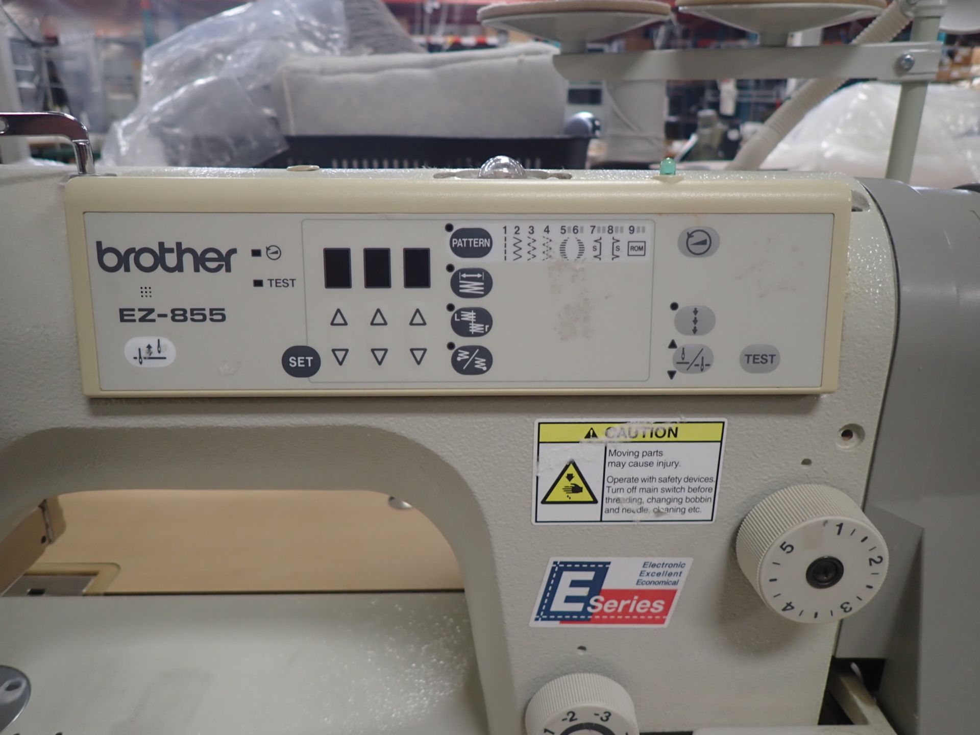 BROTHER LZ2-B855E-3 EMBROIDERY MACHINE , S/N C9548914 W/ BROTHER EZ-855 CONTROLLER (110V) - Image 4 of 9