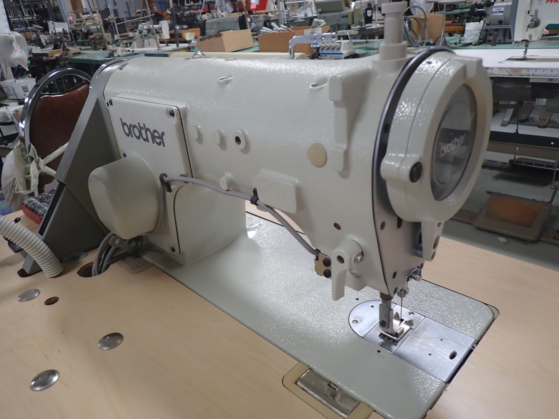 BROTHER LZ2-B855E-3 EMBROIDERY MACHINE , S/N C9548914 W/ BROTHER EZ-855 CONTROLLER (110V) - Image 5 of 9