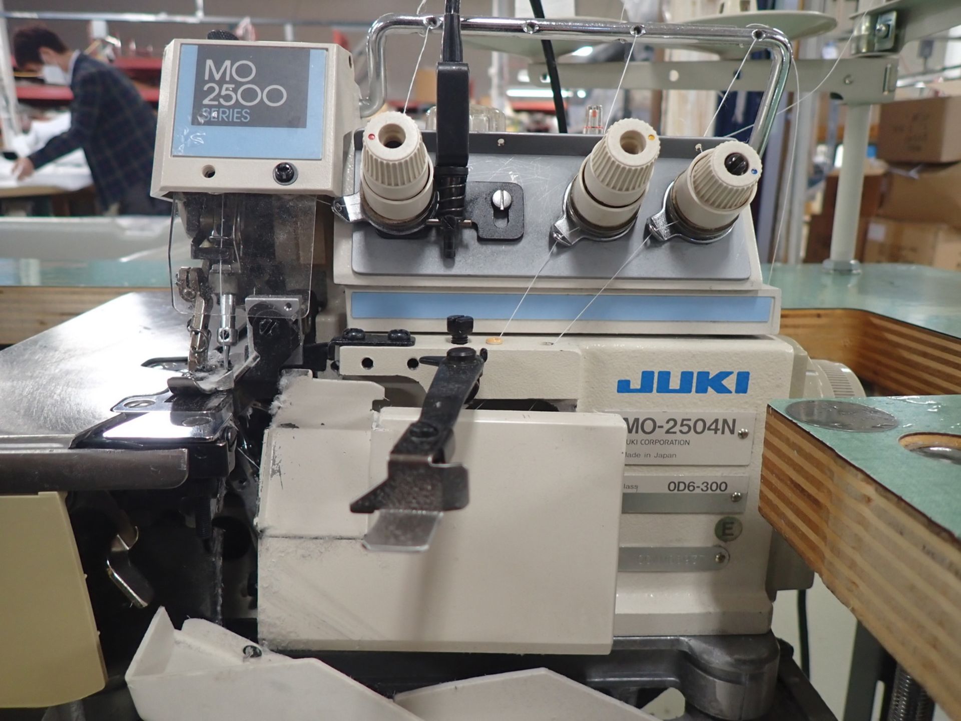 JUKI MO-2504A 3-THREAD SERGER, S/N 2504-M11347 (110V) - Image 2 of 9