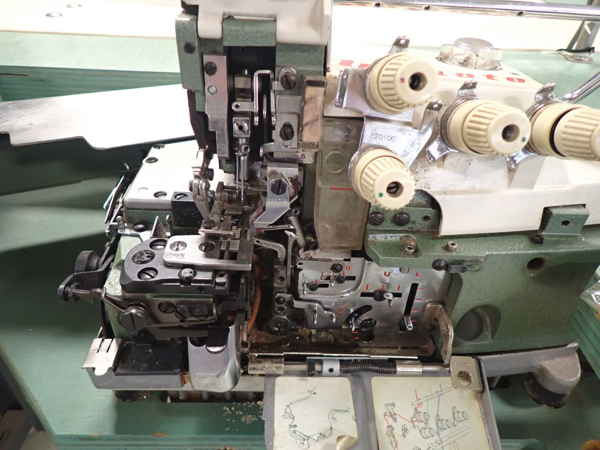 YAMATO Z-600-A4DA 5-THREAD SAFETY SERGER, S/N 31467 (110V) - Image 3 of 5