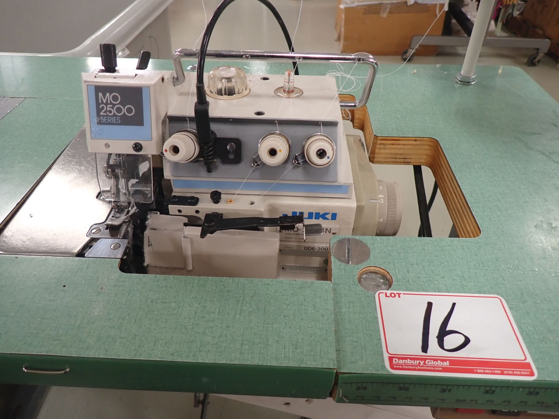 JUKI MO-2504A 3-THREAD SERGER, S/N 2504-M11347 (110V)