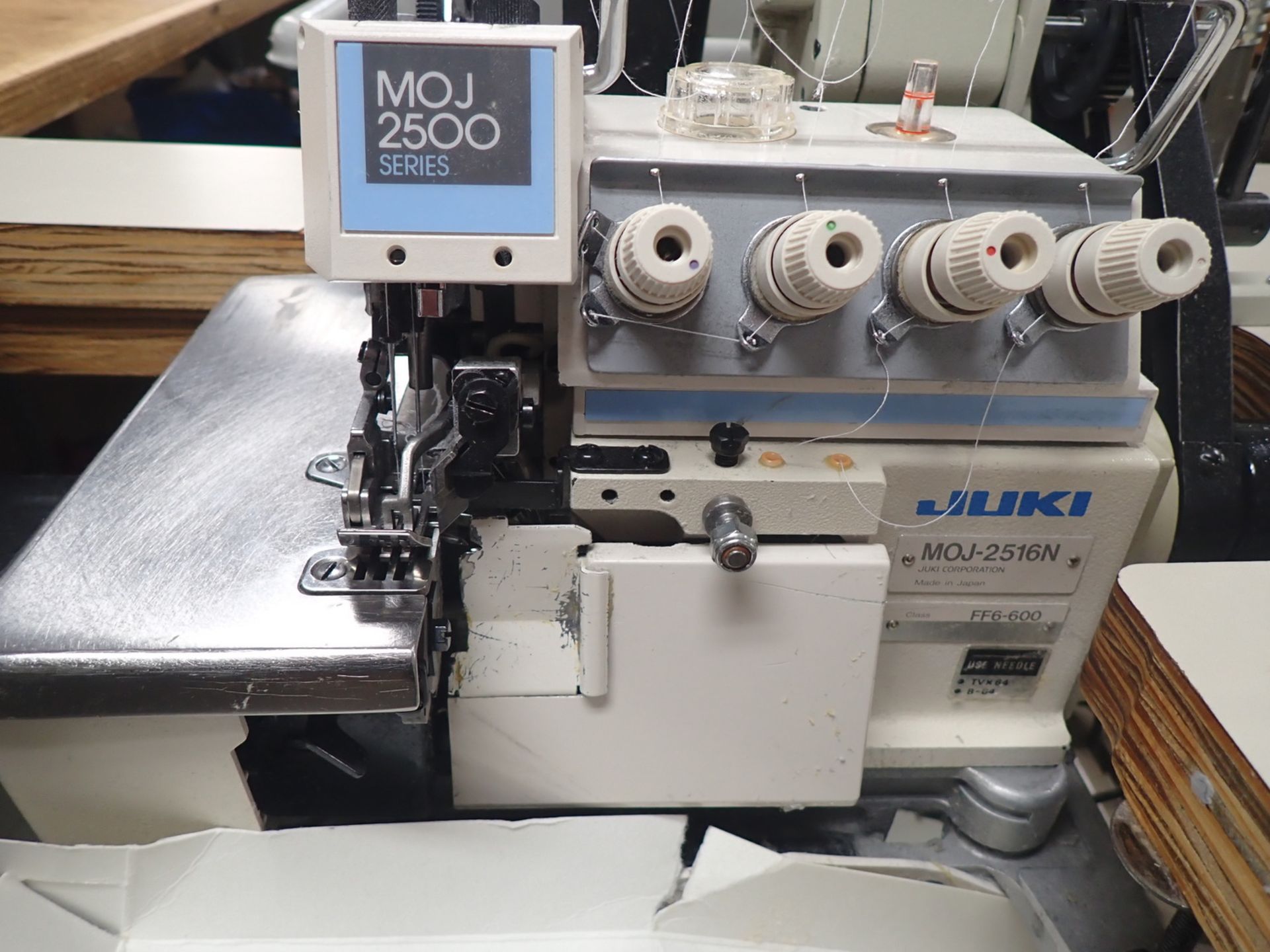 JUKI MOJ-2516N 5-THREAD SAFETY SERGER W/ SHING PK PULLER - Image 3 of 10