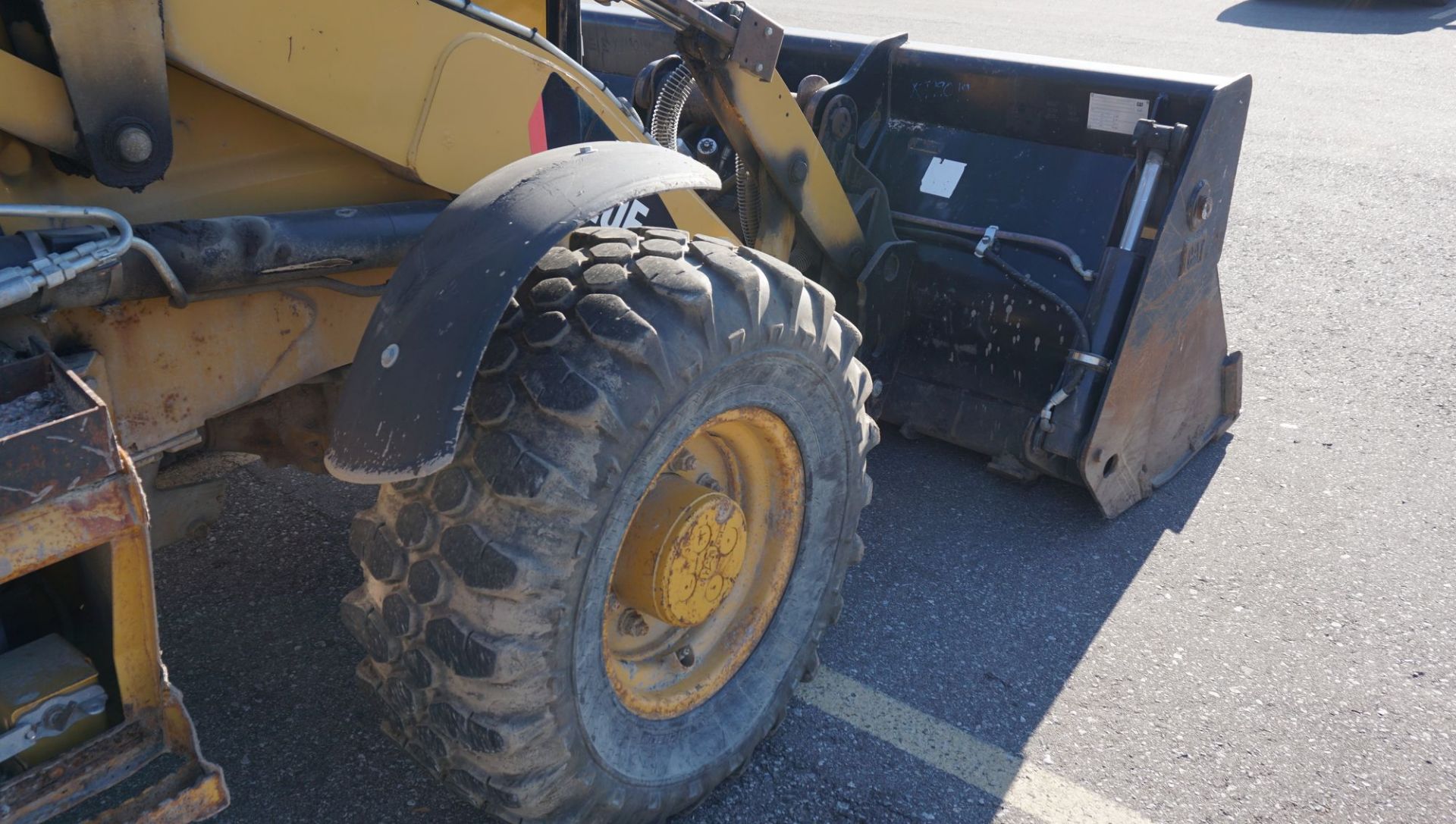 2012 CATERPILLAR MODEL 420E BACKHOE LOADER W/ ENCLOSED CAB, S/N CAT0420EEDAN02030 (5,124 HOURS) C/ - Image 8 of 18