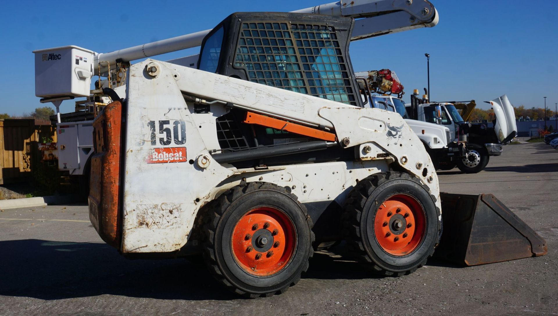 2008 BOBCAT MODEL S150 SKID STEER LOADER W/ ENCLOSED CAB, S/N A3K120499 (2,858 HOURS) C/W 62" BUCKET - Image 4 of 13