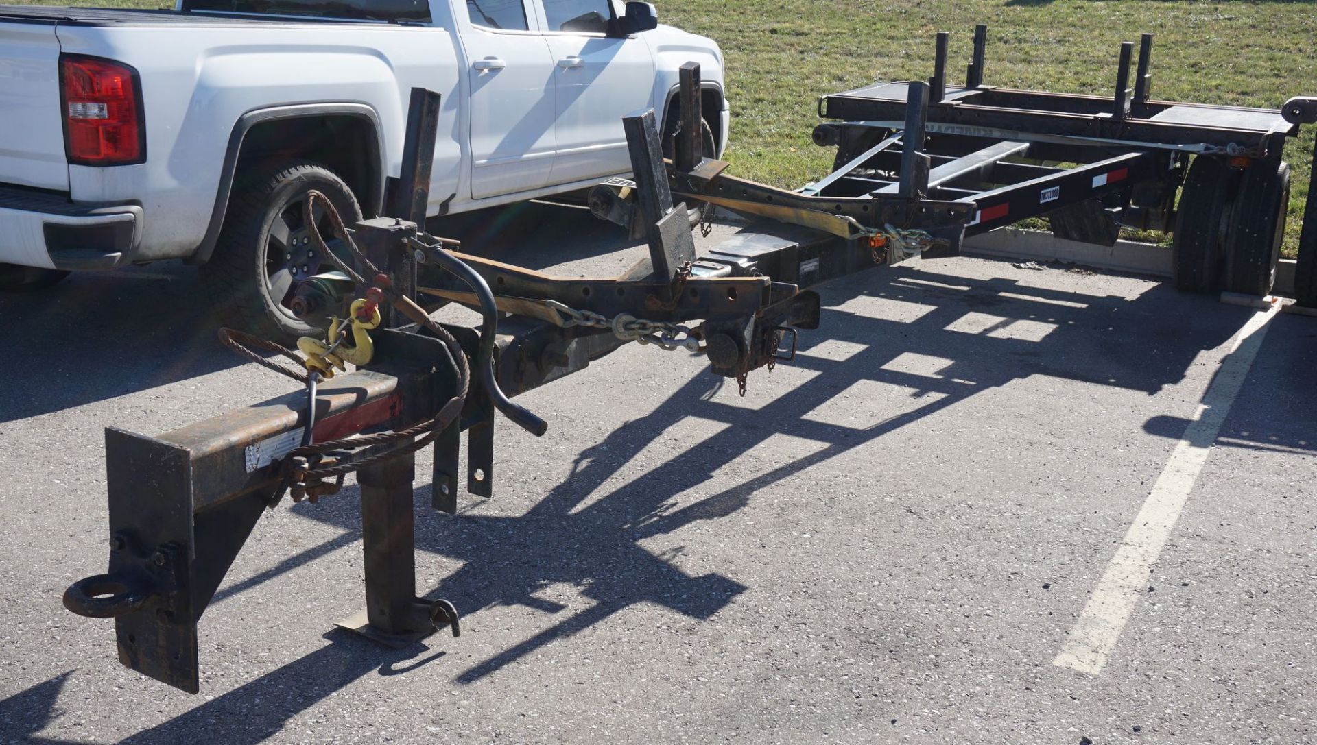 TJ WELDING #60 SINGLE AXLE UTILITY POLE TRAILER 11,000LBS CAP (5,000KGS) VIN 6070984 (1976)