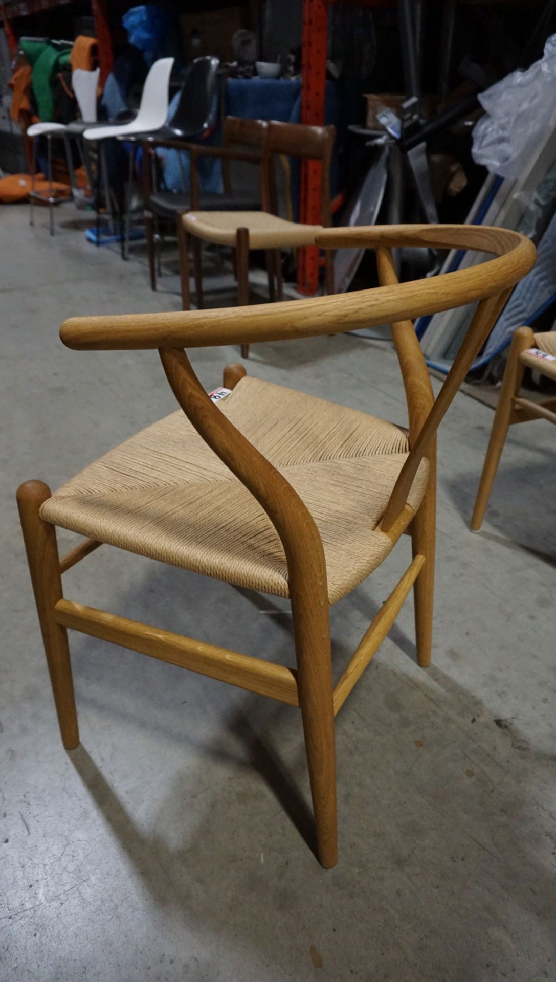 CARL HANSEN & SON WISHBONE CHAIR (MADE IN DENMARK) (MSRP $975) - Image 2 of 3