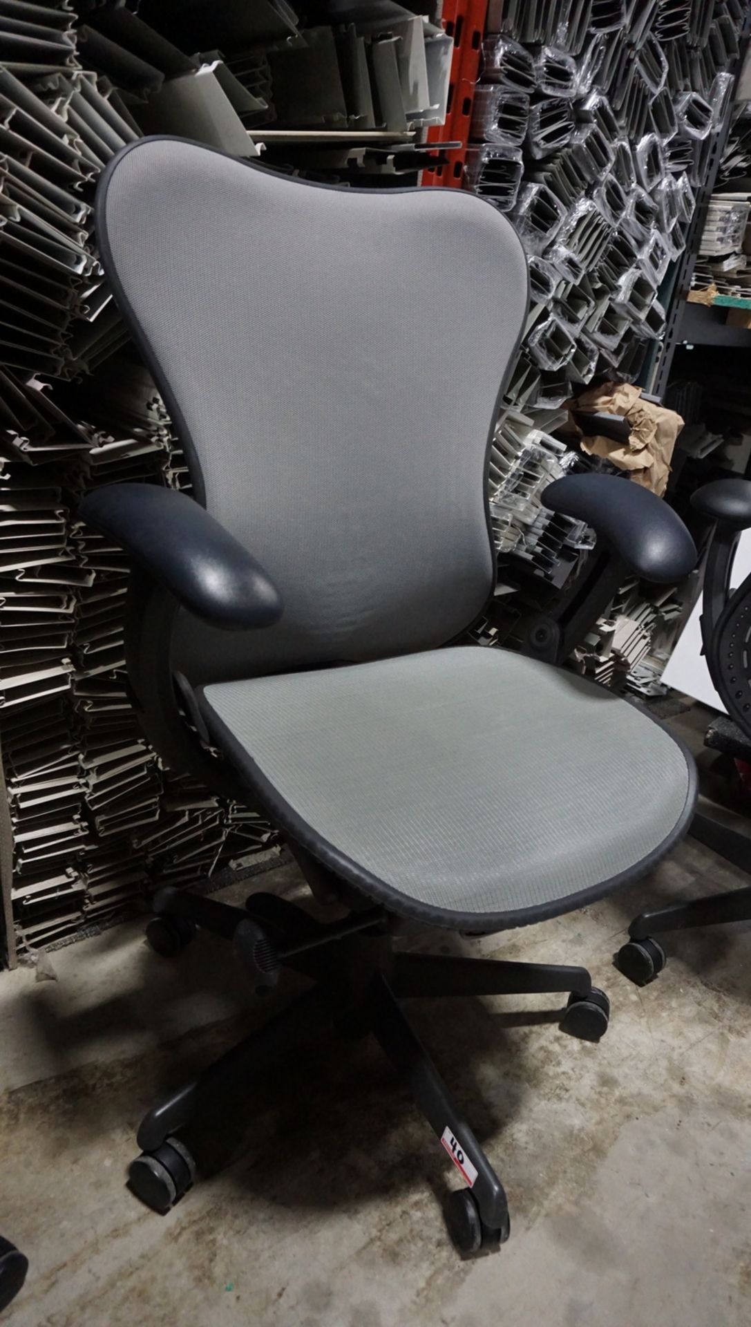 HERMAN MILLER MIRRA 1 OFFICE CHAIR W/ LUMBAR SUPPORT, BACK LOCK, ARM / SEAT ADJUSTMENTS