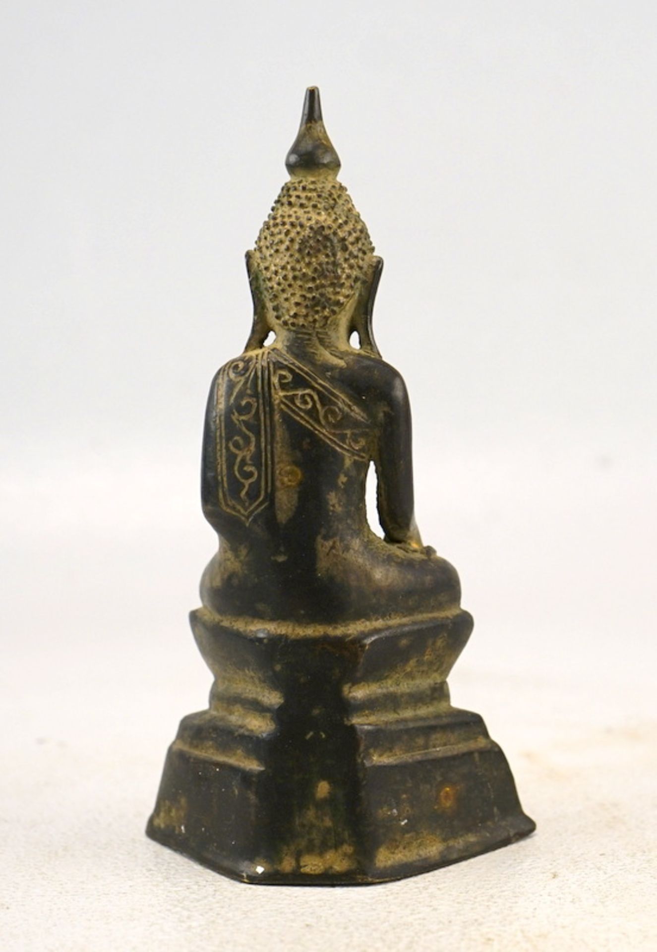 Buddha, Bronzeplastik, Thailand, 19. Jhd. - Bild 2 aus 2