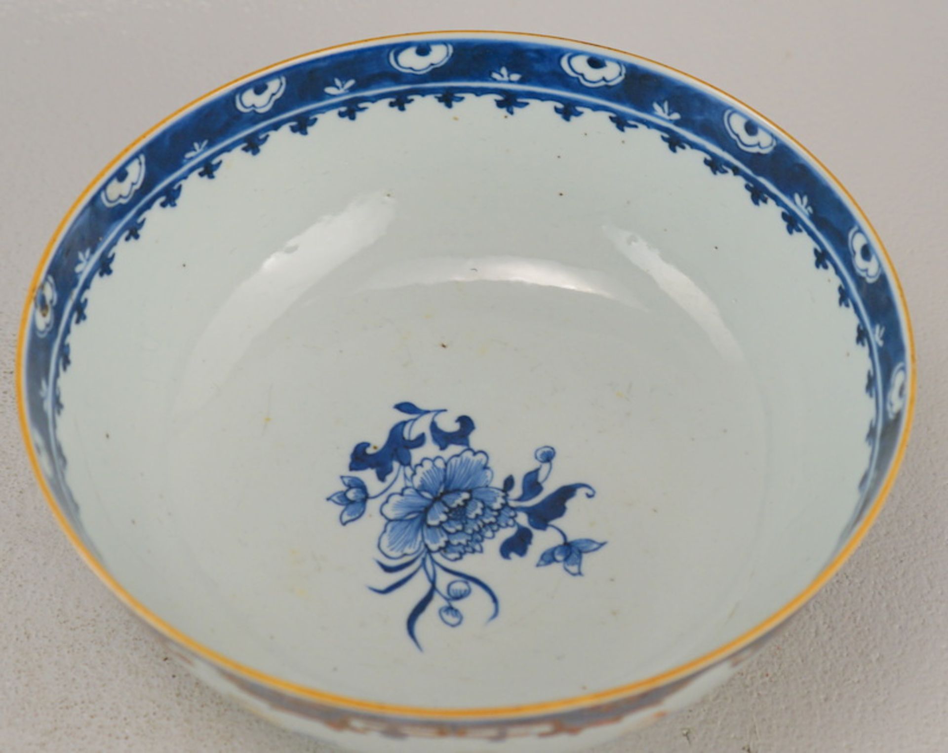 Großer Bowl, Schale Mandarin Dekor ca. 1780-1820, China - Image 4 of 4