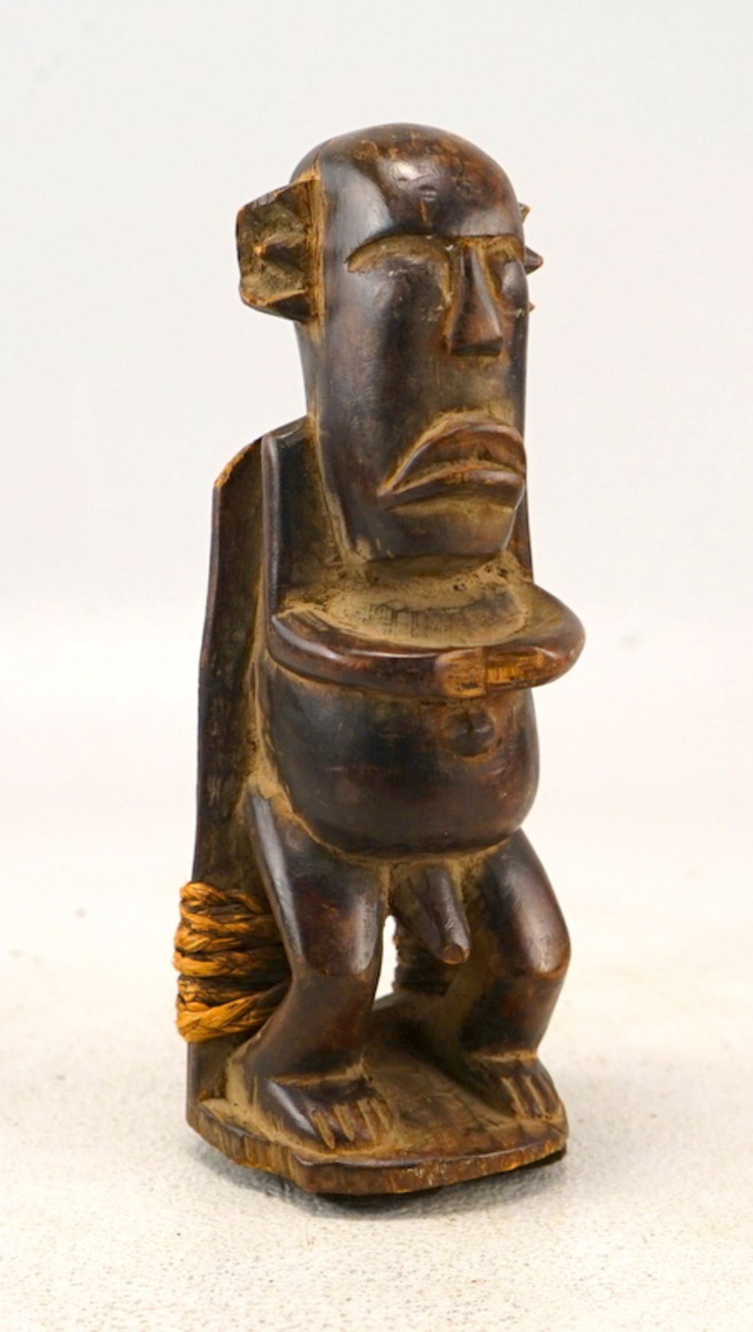 Ahnenfigur und Trommlerfigur, Holz, Afrika - Bild 4 aus 5