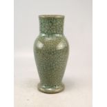 Vase mit dichten Krakelée, China, 19./20. Jhd.