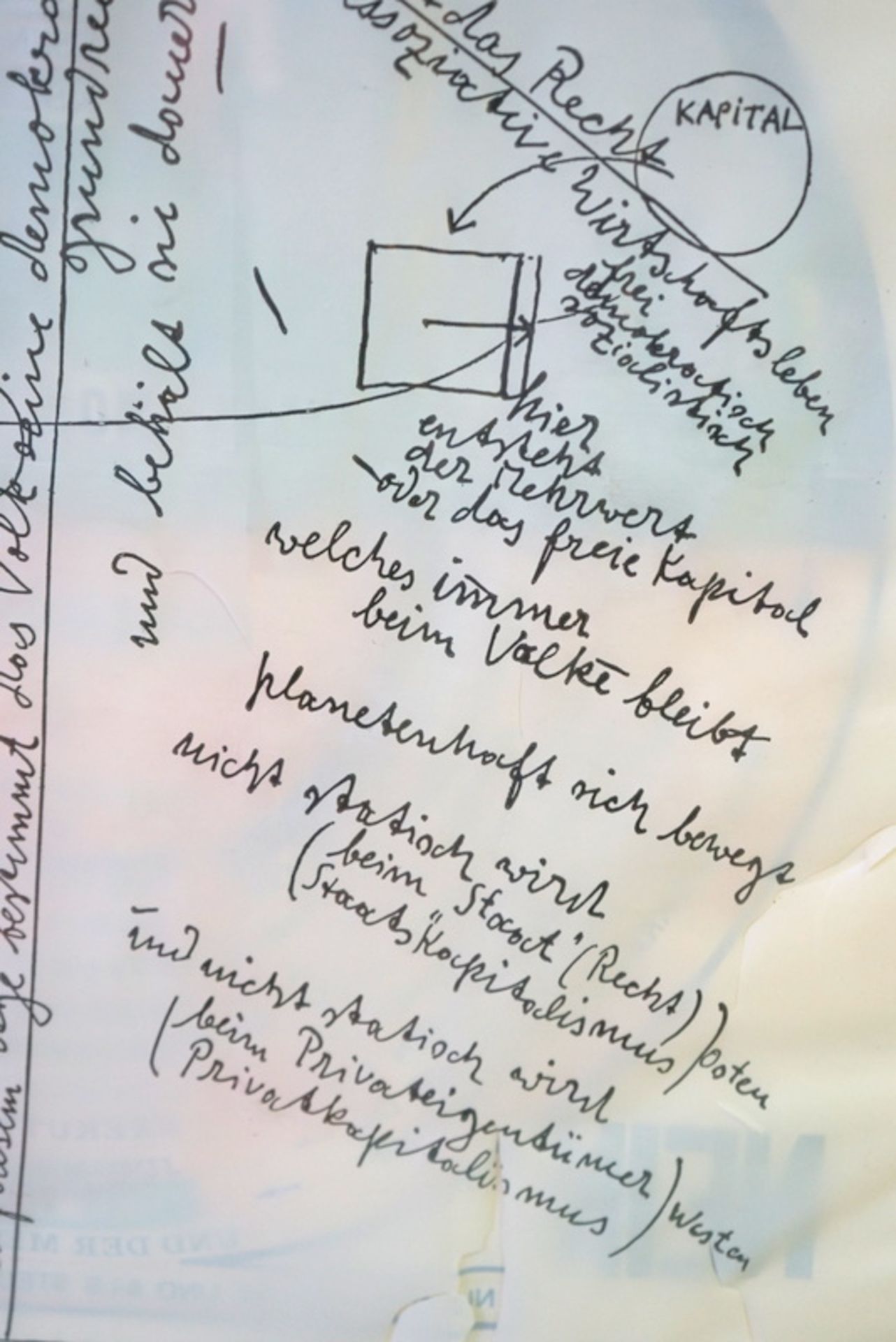 Beuys, Joseph: Plastiktüte: "So Kann die Parteiendikatur überwunden werden" 1971 - Image 2 of 3