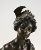 Villanis, Emmanuel: Große Bronzebüste "Carmen"