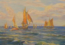 Joseph Reuch (1887-1976): Boote auf dem Mittelmeer