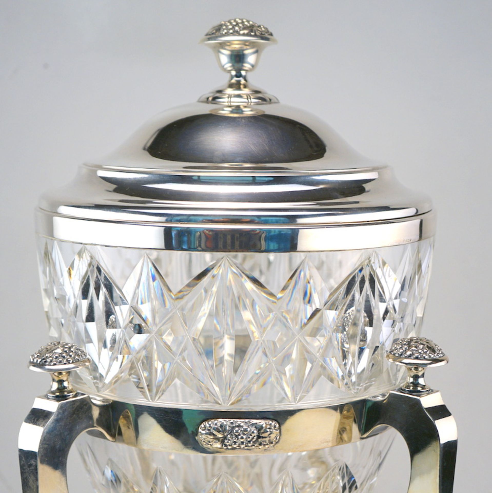 Große Repräsentative Art Deco Bowle 800 Silber Otto Wolters Pforzh. - Image 2 of 5