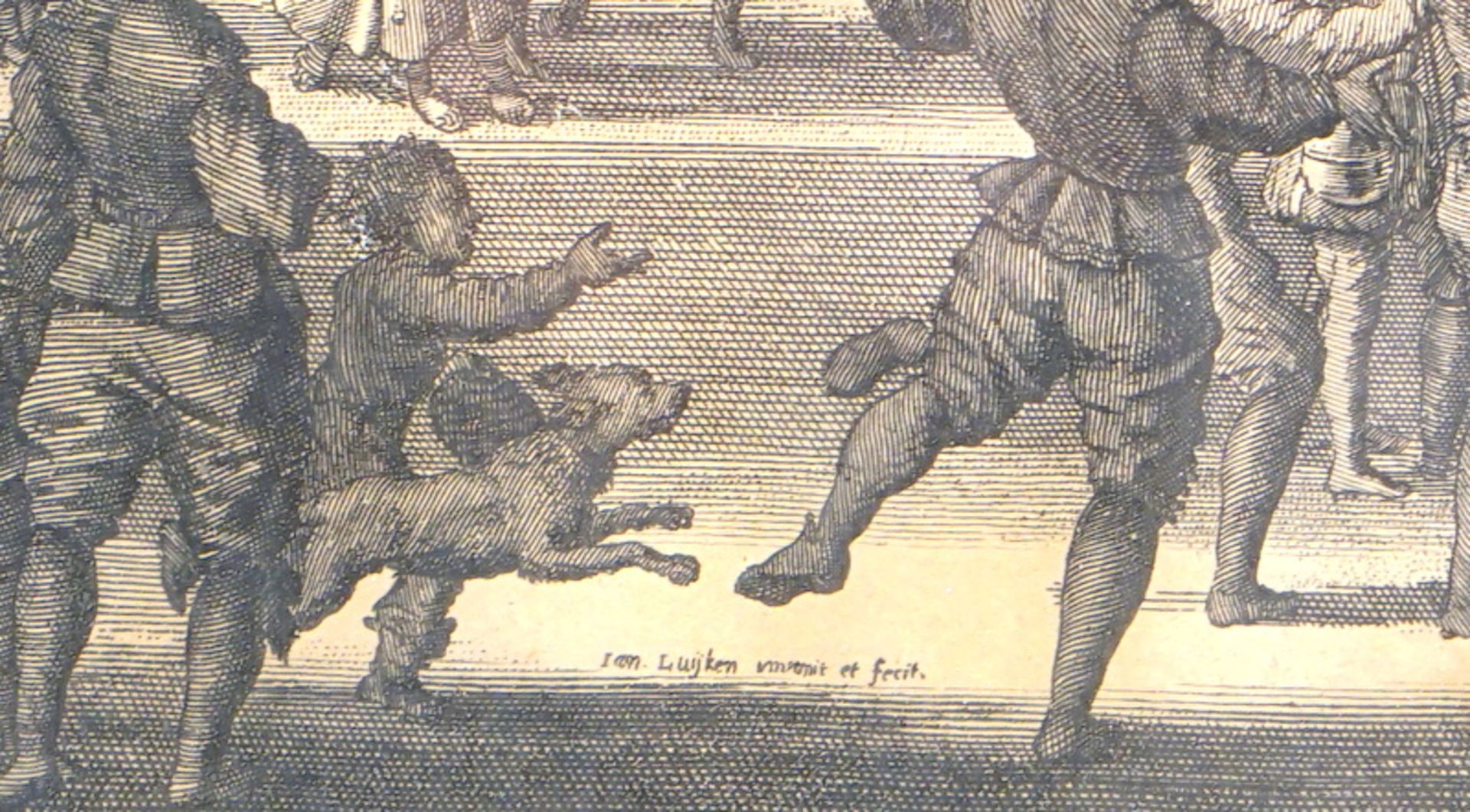 Luyken, Jan: Die Alteratie von Amsterdam 1578, Kupferstich, um 1700 - Image 4 of 4