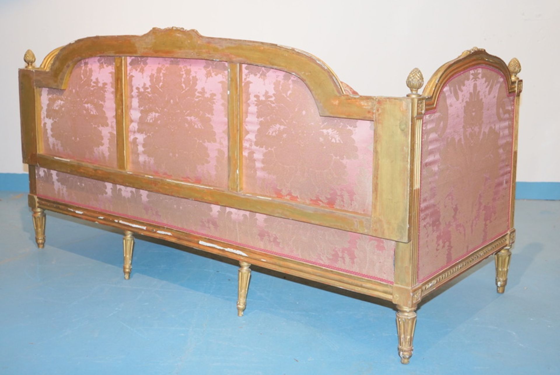 Großes Sofa, Lit du Jour, Louis Seize Stil, 19.Jhd. - Image 7 of 7