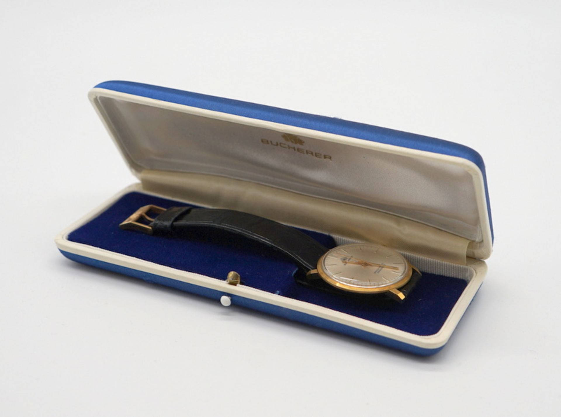 Bucherer: Chronometer, HAU, 18K Gold, 1960er Jahre - Image 5 of 7