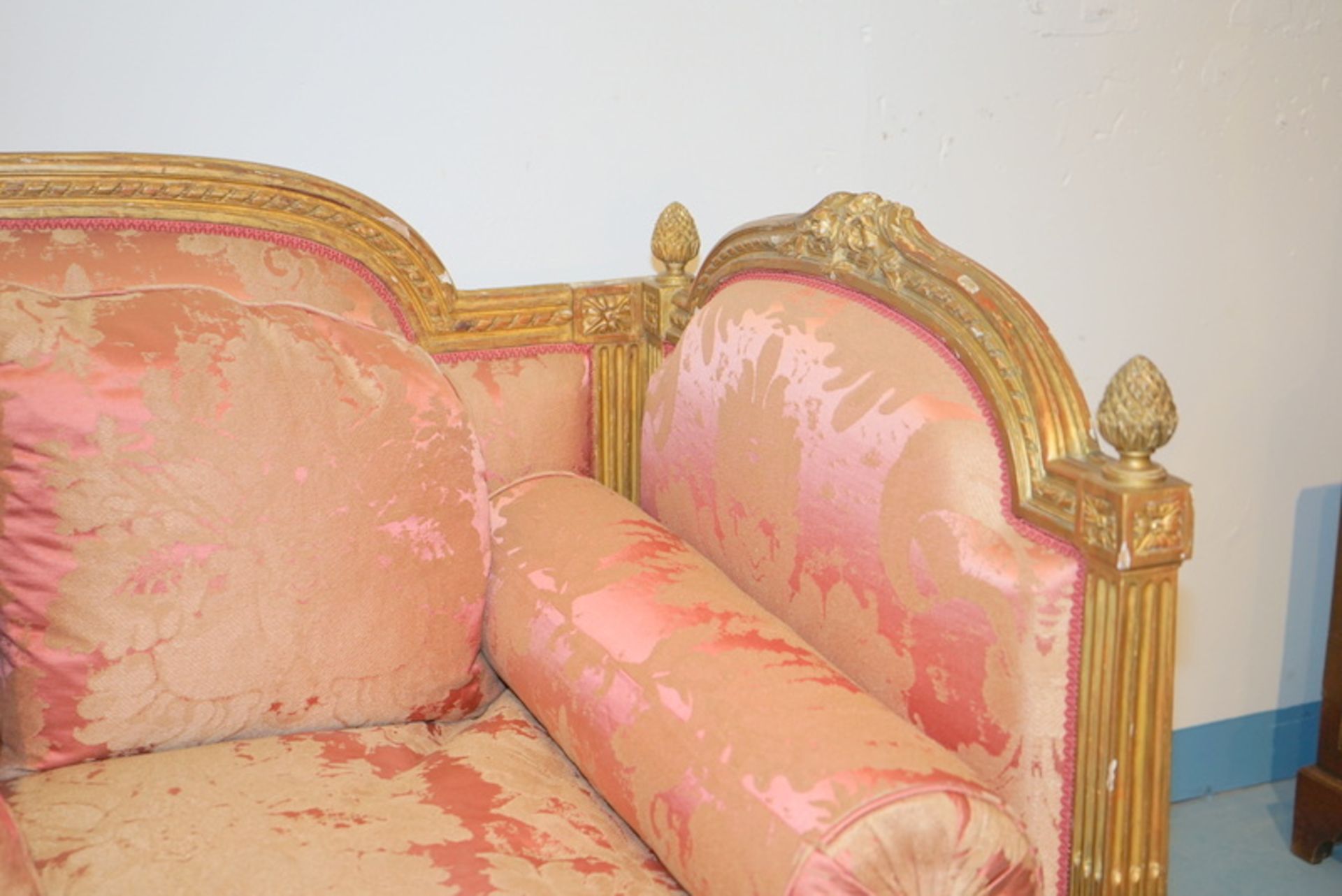 Großes Sofa, Lit du Jour, Louis Seize Stil, 19.Jhd. - Image 2 of 7
