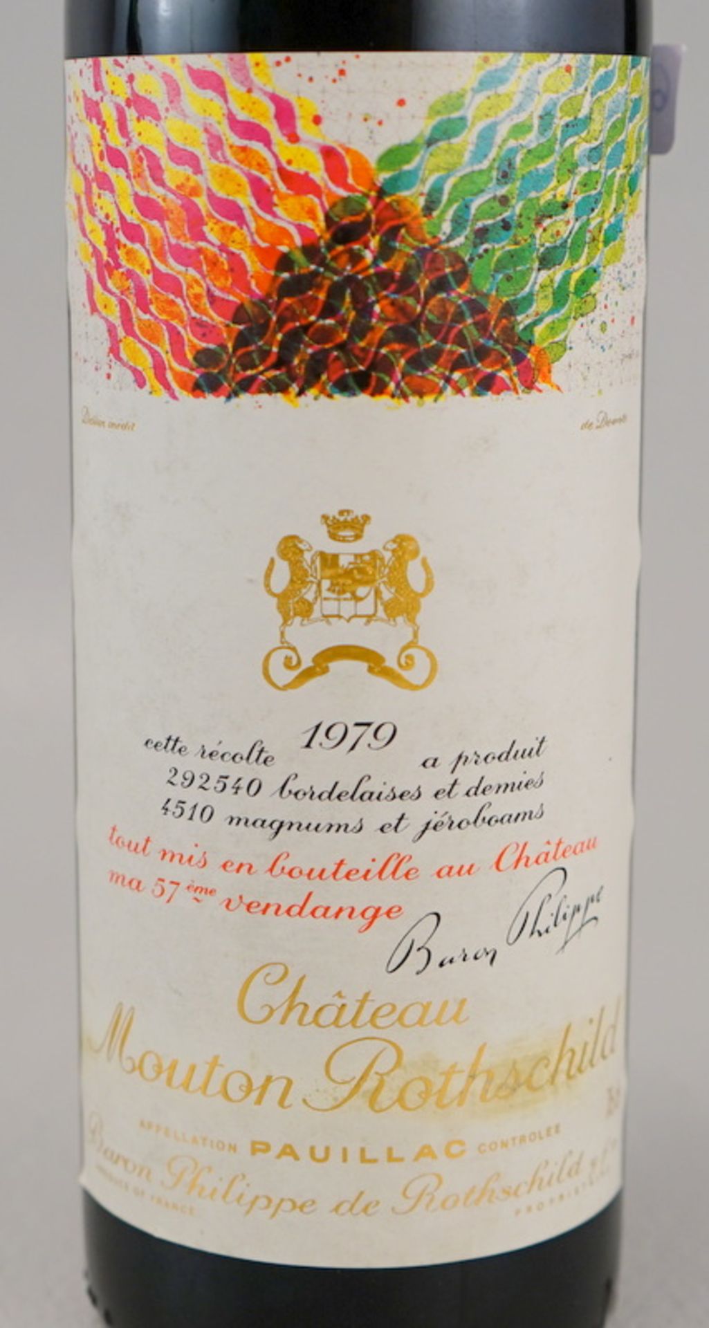 Chateau Mouton Rothschild, 1979, Etikett von Hisao Domoto - Image 2 of 2