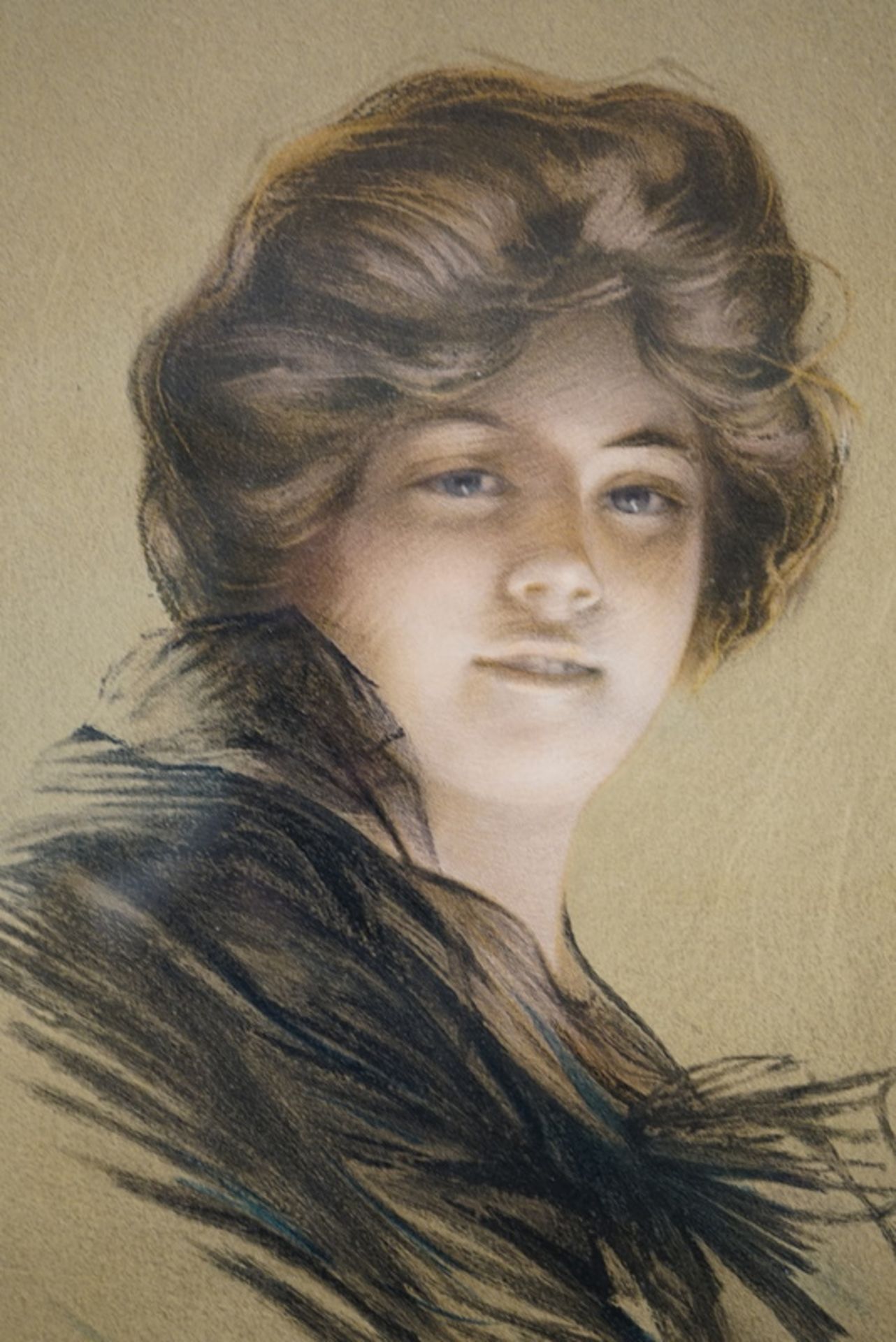 Philip Boileau: Philip Boileau, Bildnis einer jungen Dame, Lithografie, 1905/07