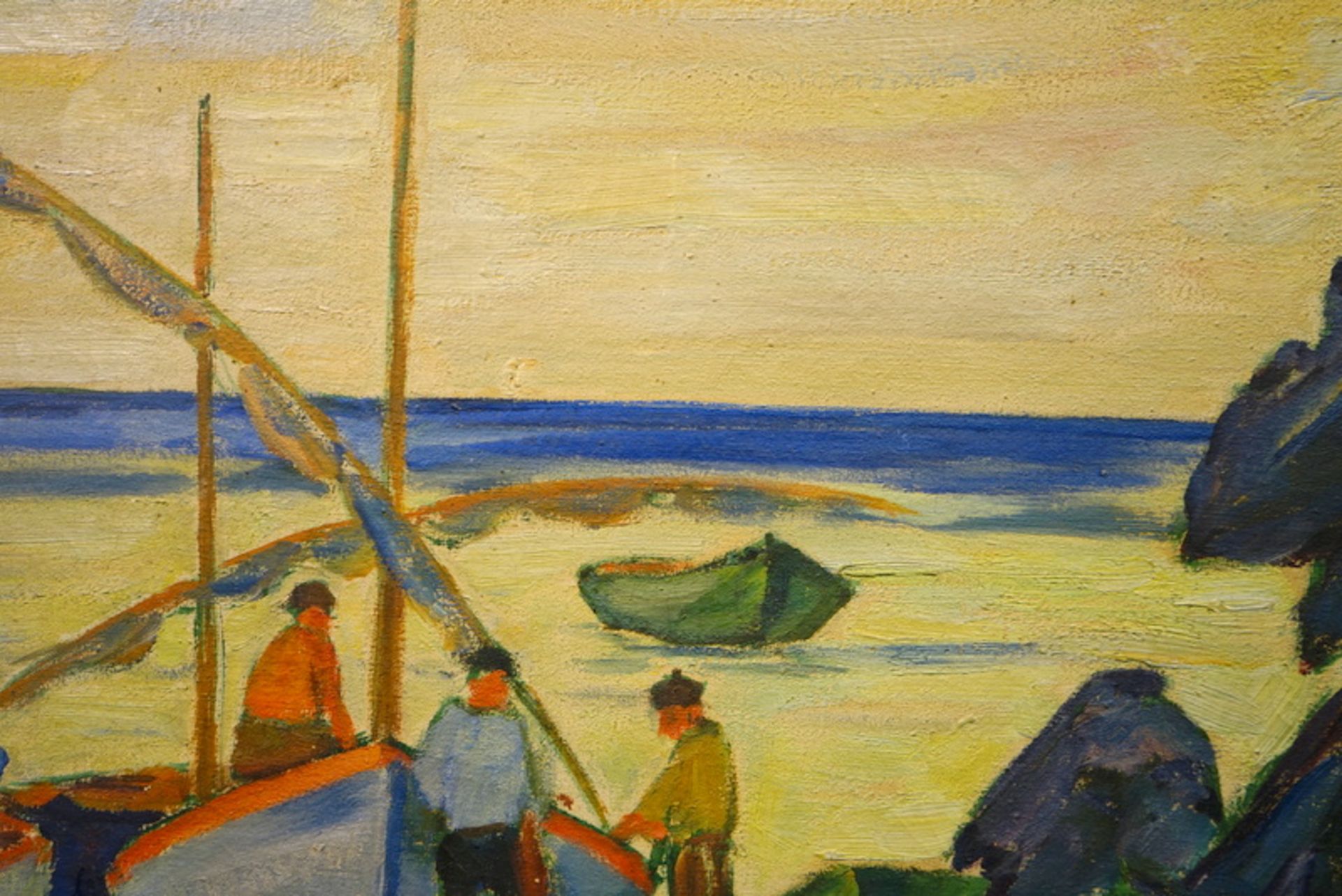 Gerbig, Alexander: Fischer am Strand von Montessori als Mare, ca. 1925 - Bild 4 aus 4