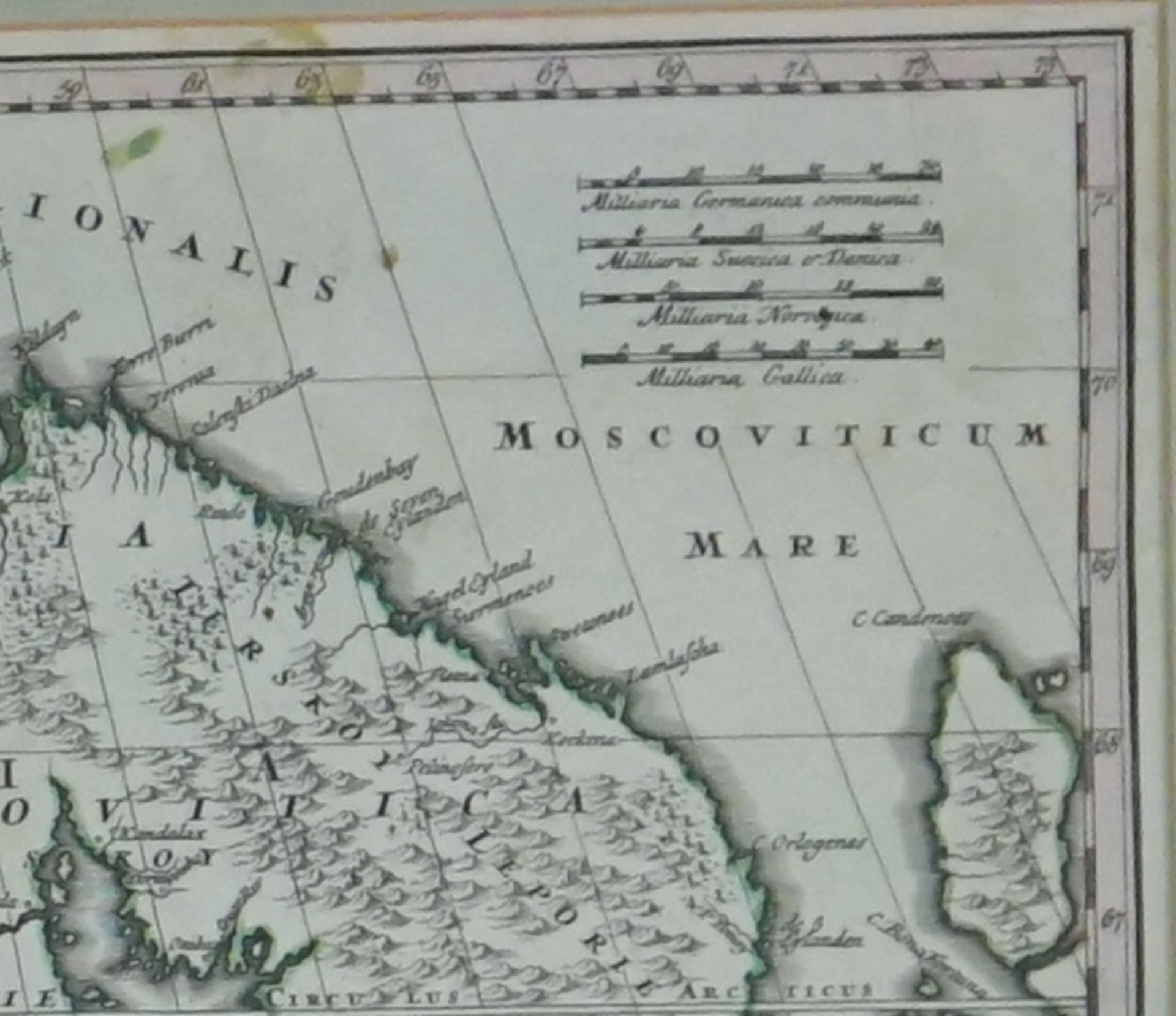 Johann Baptist Homann: Karte Scandinavia complectens, Norwegen, Schweden, Dänemark, 1716 - Image 2 of 2