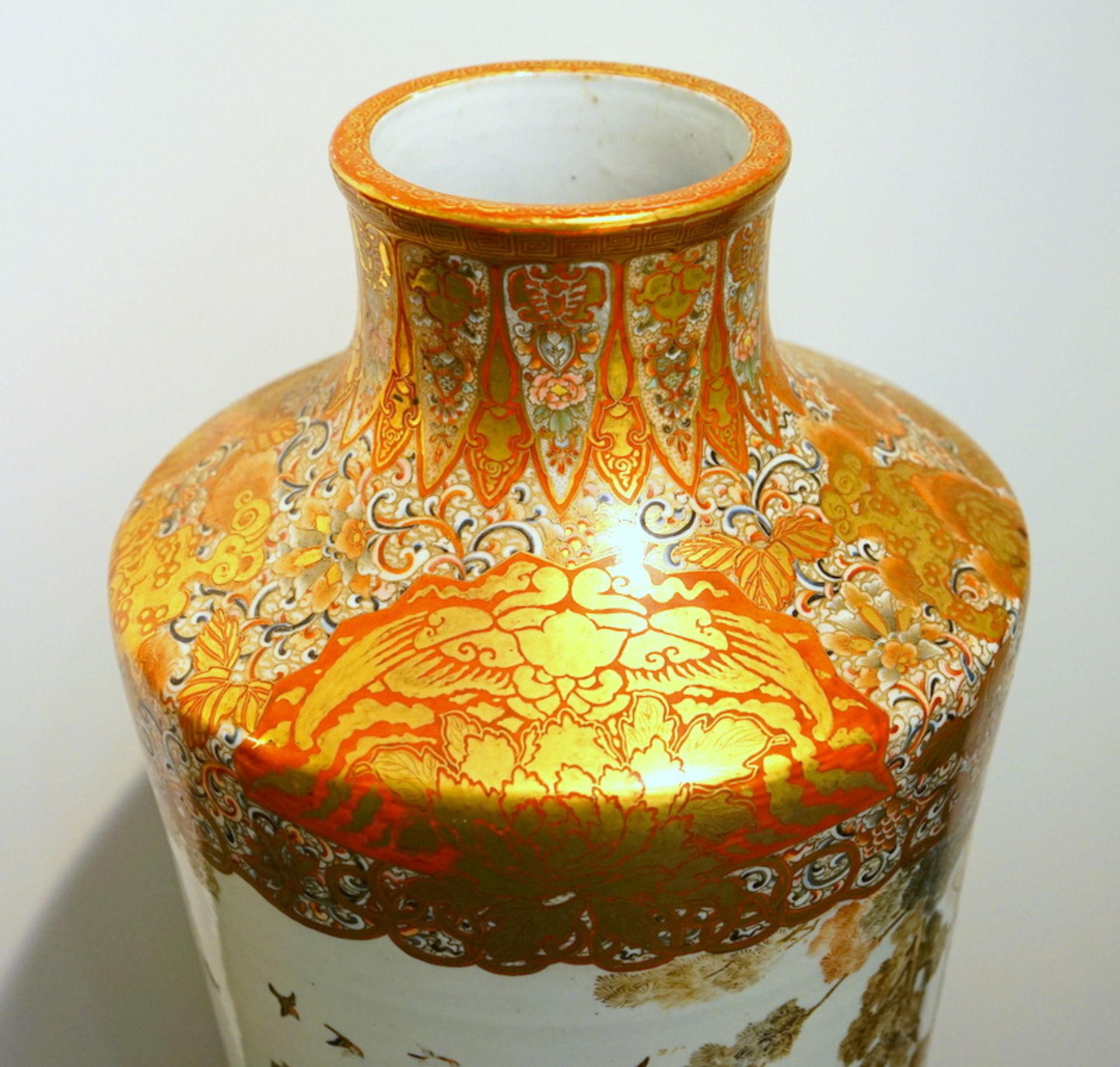 Bedeutende Japanische Vase Prozession der Inari- Meiji-Epoche - Image 7 of 9