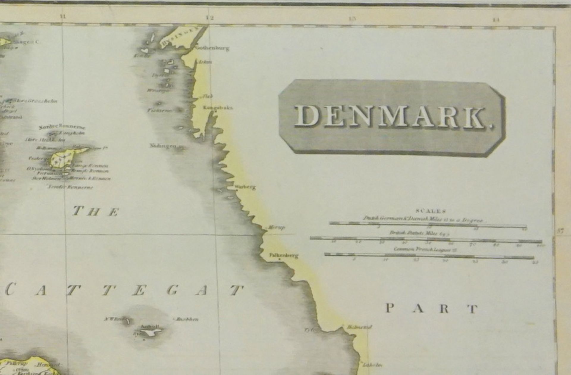 John Thomson: Karte Dänemark und Island, New General Atlas, 1817 - Image 2 of 2