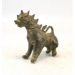 Fo-Hund, Bronzeplastik, China, 20. Jhd.