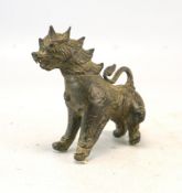 Fo-Hund, Bronzeplastik, China, 20. Jhd.
