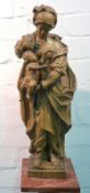 Maria mit Kind, Holz, Antwerpener Stil um 1700