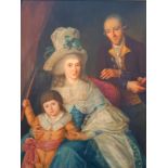 Großes Familienporträt, um 1800 Napoleonische Epoche