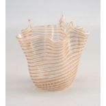 Murano: Kleine Vase Filigrana