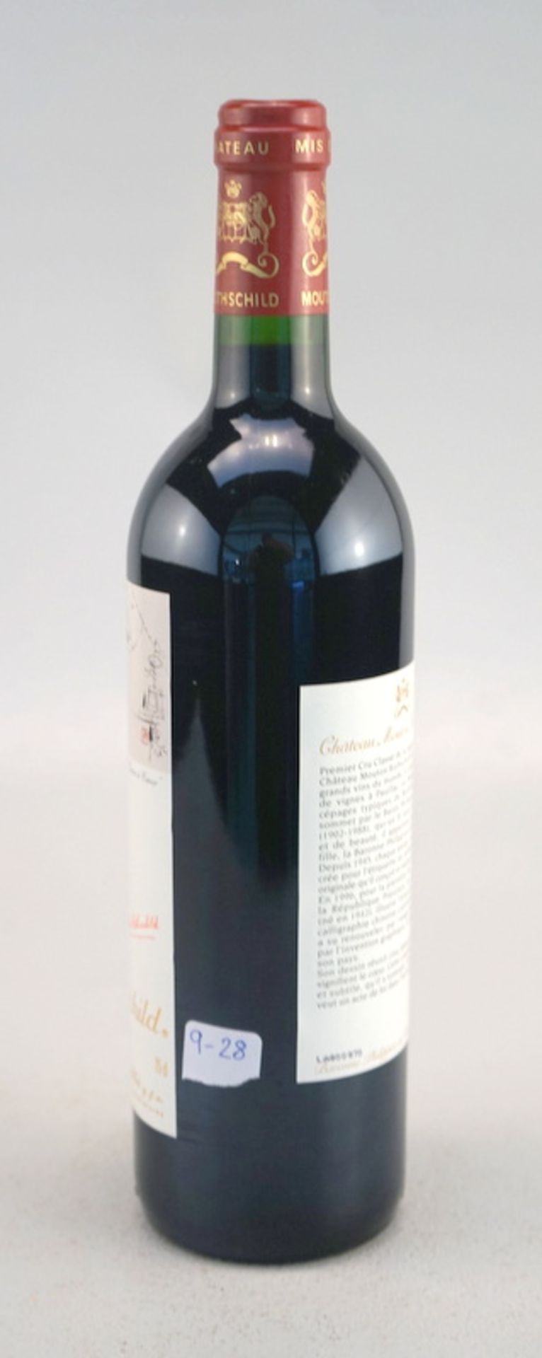 Chateau Mouton Rothschild, 1996, Pauillac, Künstleretikett „Coeur à Coeur“ von Gu Guan - Image 2 of 3