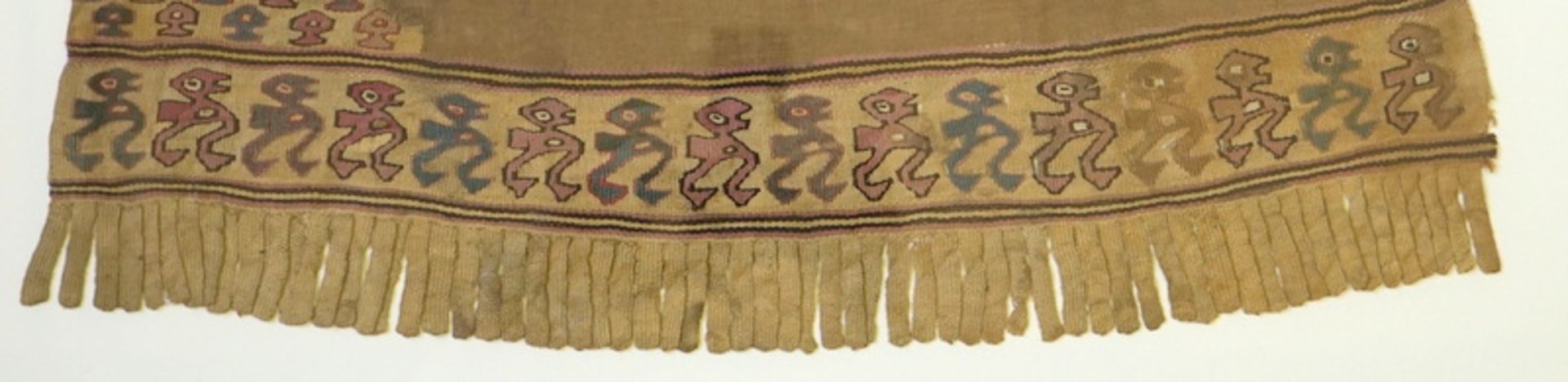 Textilfragment Flachgewebe Präkolumbianisch Chancay/Nazca Culture - Bild 3 aus 3