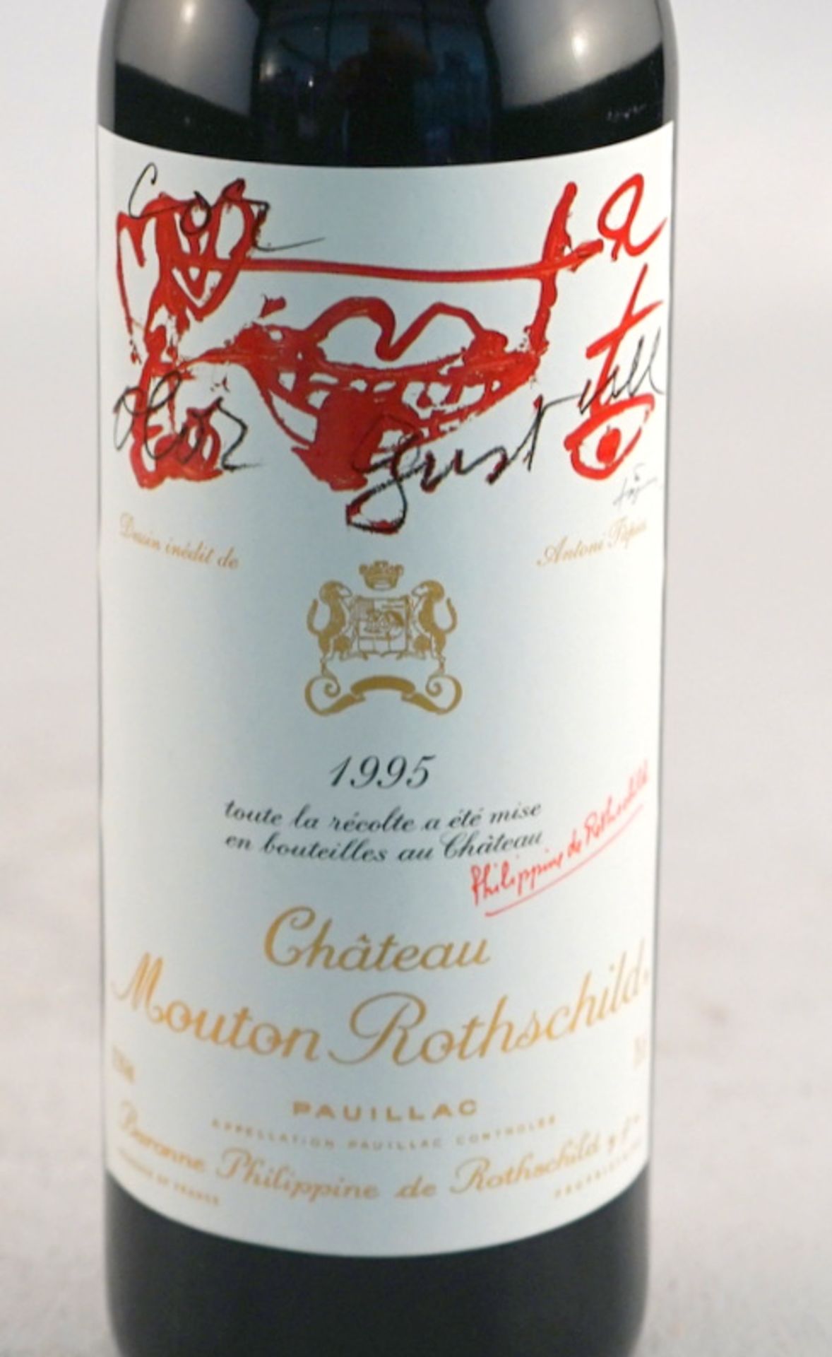 Chateau Mouton Rothschild 1er Grand Cru Classé 1995 - Image 2 of 3