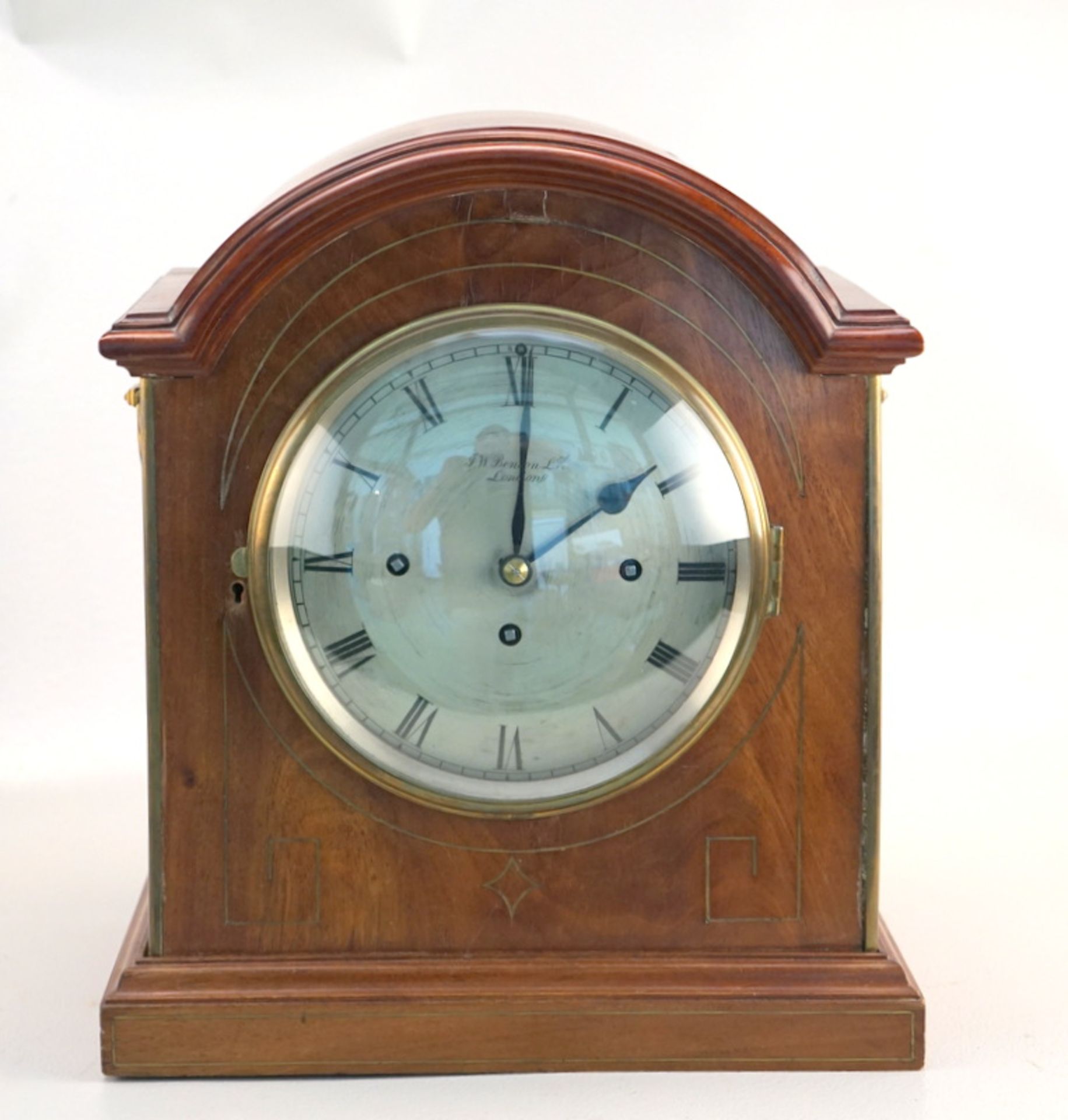 J.W. Benson Ldt., London: Bracket Clock mit Westminster Schlag auf Tonfeder, England, 1. H. 19. JH. - Bild 2 aus 3
