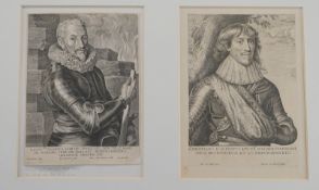 van Voerst, Robert: Bildnisse Tillys und Herzog Christians, Kupferstiche, vor 1636