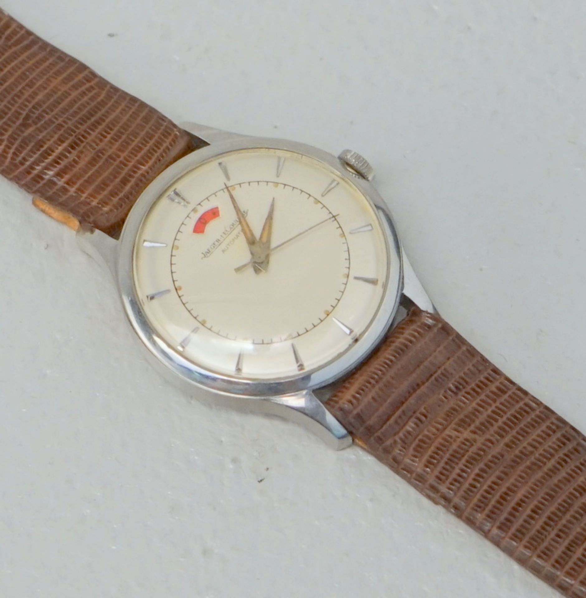 Jaeger Le Coultre, Le Sentier Schweitz: Herrenarmbanduhr, Automatic, um 1960