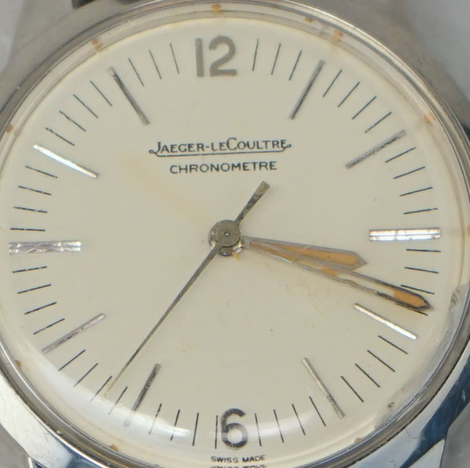 Jaeger Le Coultre, Le Sentier Schweitz: Chronometre, E168 Geophysic, um 1958 f. - Image 3 of 5