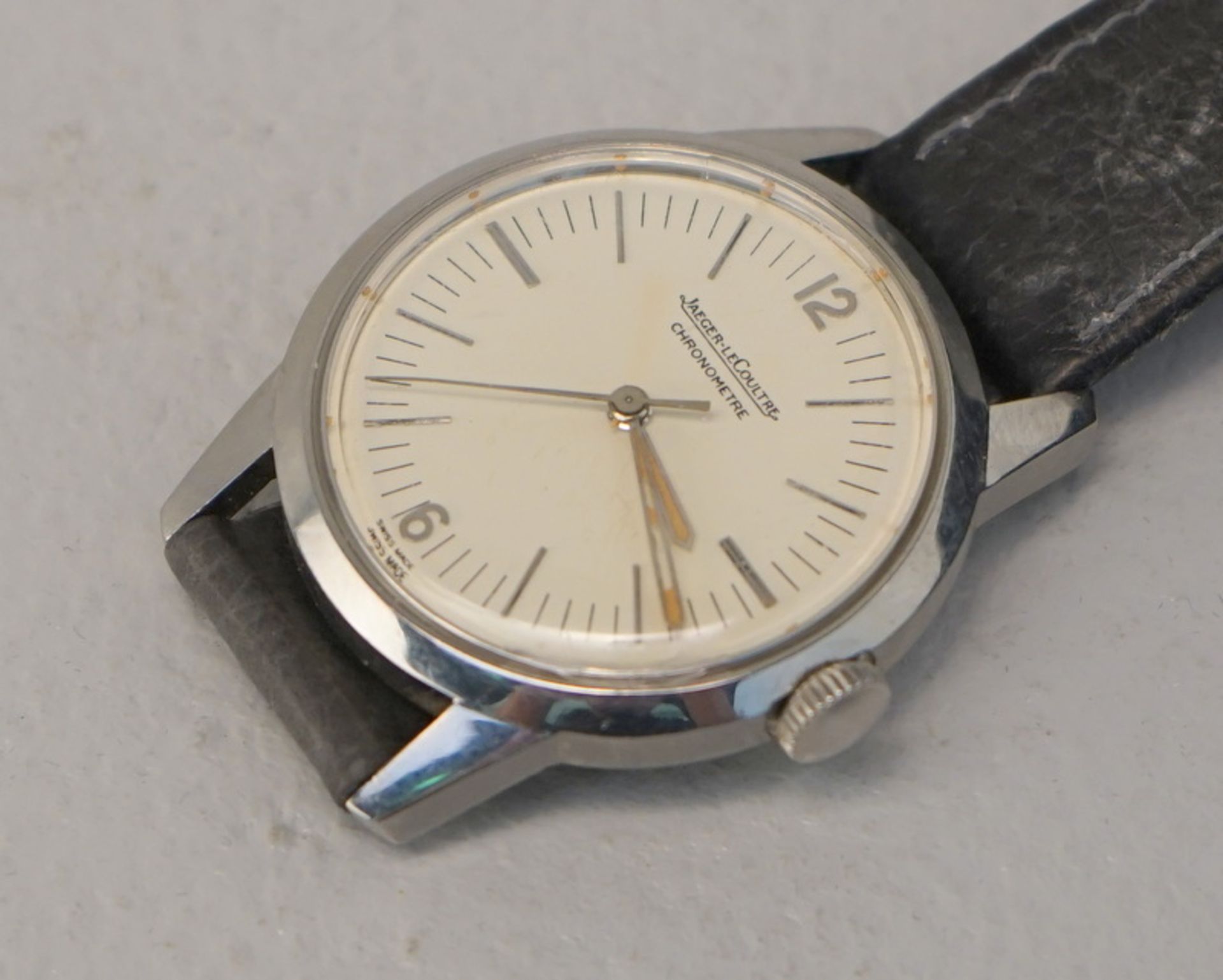 Jaeger Le Coultre, Le Sentier Schweitz: Chronometre, E168 Geophysic, um 1958 f. - Image 4 of 5
