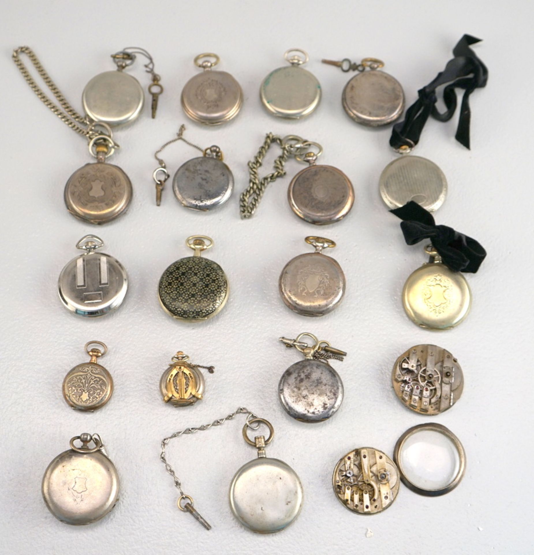 15 alte und antike Taschenuhren - Bild 3 aus 3