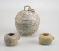 Drei Ritualgefäße nach archaischen Vorbildern (Lingzhian)