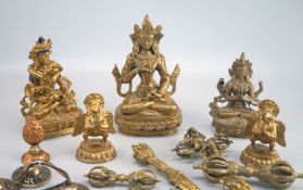 Tibetische Ritualobjekte 17 Teile
