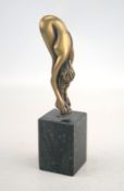 Weiblicher Akt, Bronze, 20. Jhd., wohl E. Schmitz
